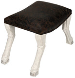 Claw Leg Saddle Stool - Furniture - Tipplergoods