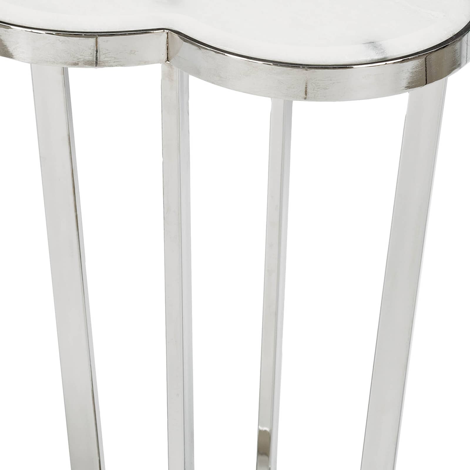 Clover Table - Polished Nickel - - Furniture - Tipplergoods