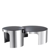 Cocktail Table Piemonte polished ss set of 2 - Furniture - Tipplergoods