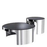 Cocktail Table Piemonte polished ss set of 2 - Furniture - Tipplergoods