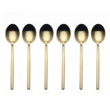 Coffee Spoon Set 6 Pcs Due Ice Oro - Barware - Tipplergoods