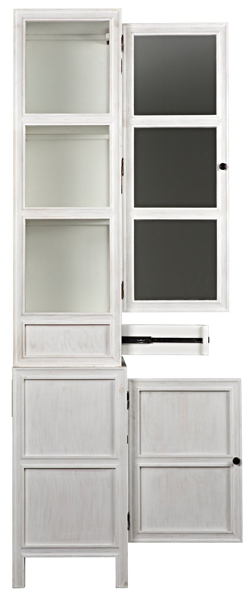 Colonial Hutch - White Wash - - Furniture - Tipplergoods