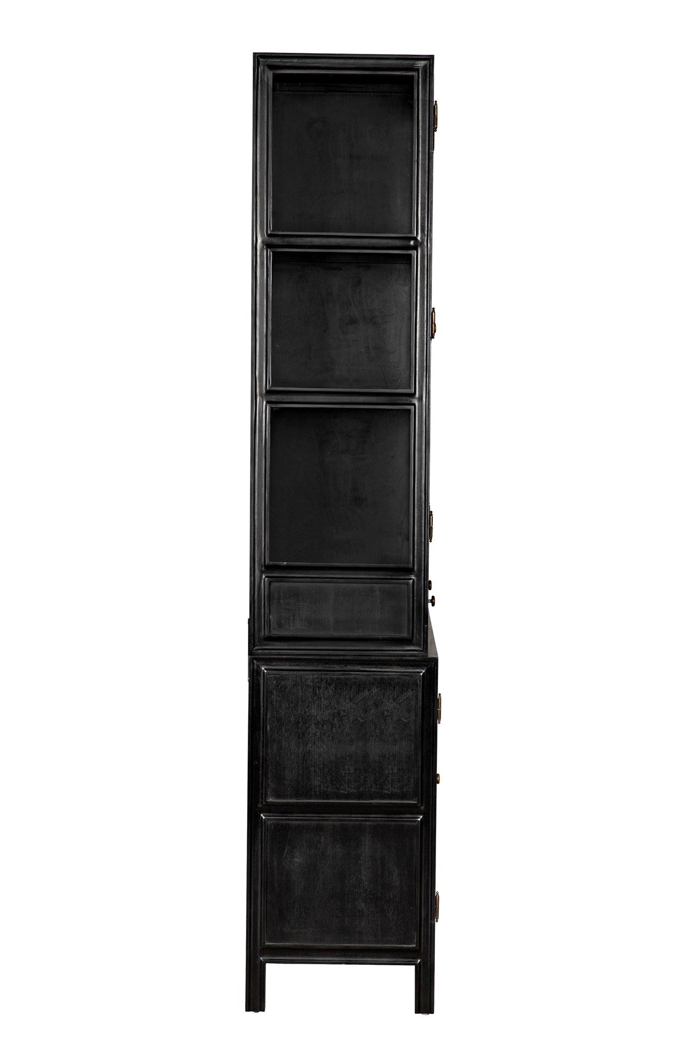 Colonial Hutch - Hand Rubbed Black - - Furniture - Tipplergoods