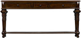 Colonial Sofa Table - Distressed Brown - - Furniture - Tipplergoods