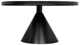 Cone Dining Table, Black Metal - Furniture - Tipplergoods