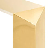 Console Table Carlow - Gold finish - - Furniture - Tipplergoods