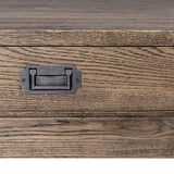Console Table Military smoked - Smoked oak | gunmetal finish - - Furniture - Tipplergoods
