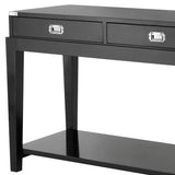 Console Table Military smoked - Black finish | nickel finish - - Furniture - Tipplergoods