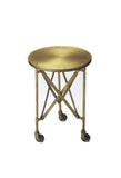 Costigan Accent Table - Antique Gold - - Furniture - Tipplergoods