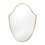 Crest Mirror - Natural Brass - - Decor - Tipplergoods