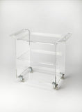 Crystal Clear Acrylic Trolley Server - Furniture - Tipplergoods