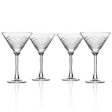 Cyclone 10oz Martini Glass Set of 4 - Barware - Tipplergoods