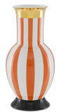 De Luca Coral Stripe Large Vase - Decor - Tipplergoods