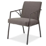 Dining Chair Antico medium bronze finish abrasia - Furniture - Tipplergoods