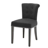Dining Chair Key Largo black cashmere NEW - Furniture - Tipplergoods