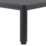 Dining Table Atelier 118.11"x45.28" charcoal grey oak veneer - Furniture - Tipplergoods
