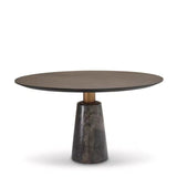 Dining Table Genova mocha straight oak veneer - Furniture - Tipplergoods