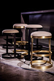 Dior Counter Stool - Antique Brass - - Furniture - Tipplergoods