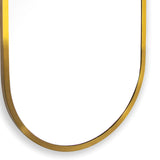 Doris Dressing Room Mirror Large - Natural Brass - - Decor - Tipplergoods