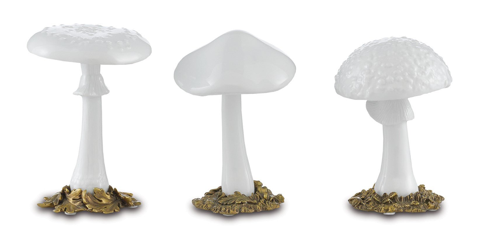 Dreamland Mushrooms on Bronze Set of 3 - Decor - Tipplergoods