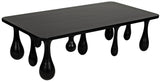 Drop Cocktail Table, Hand Rubbed Black - Furniture - Tipplergoods