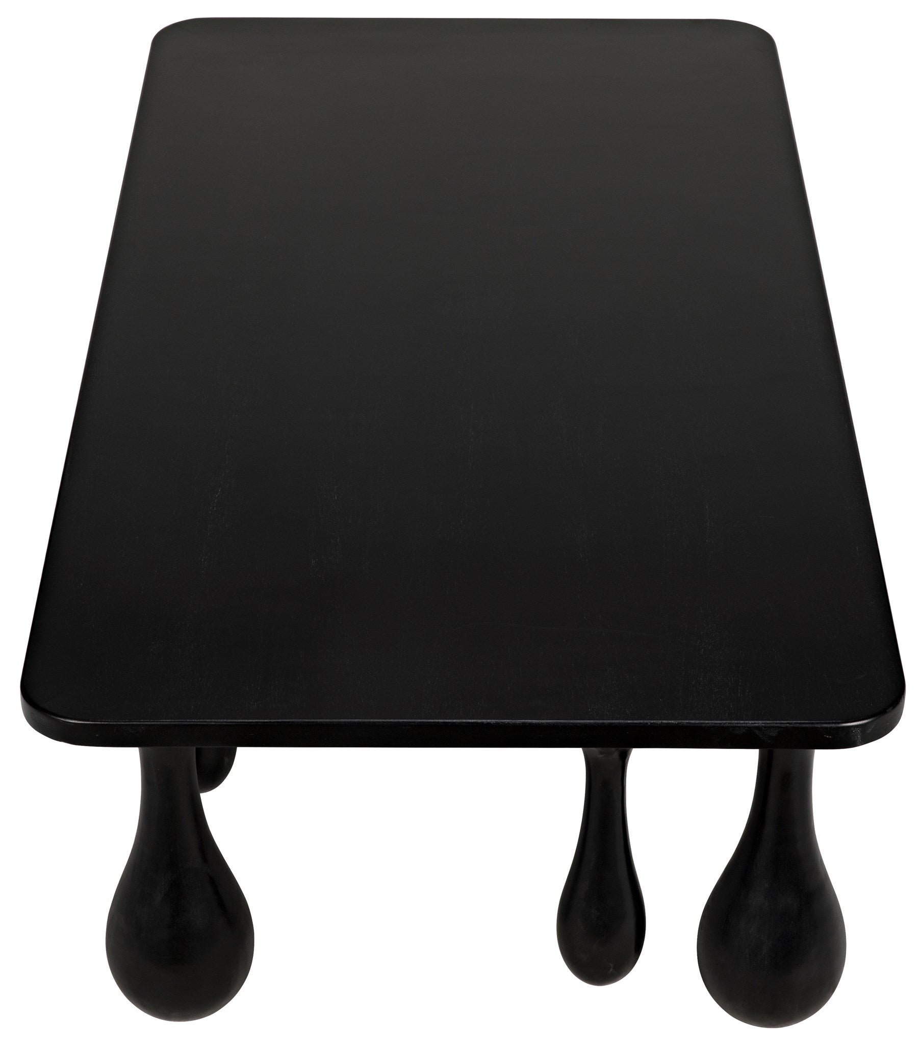Drop Cocktail Table, Hand Rubbed Black - Furniture - Tipplergoods