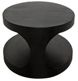 Eclipse Oval Cocktail Table, Black Metal - Furniture - Tipplergoods