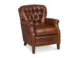 Edwards Occasional Chair in Saville Cognac Leather