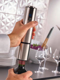 Elis Touch Rechargeable electric corkscrew in stainless steel - Stainless Steel - - Barware - Tipplergoods