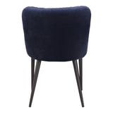 Etta Dining Chair - Blue - - Furniture - Tipplergoods