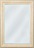 Faux Ivory Shagreen Leather Mirror