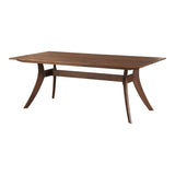 Florence Rectangular Dining Table Small Walnut - Furniture - Tipplergoods