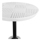 Foundation Outdoor Drinks Table - White - - Outdoor Furniture - Tipplergoods
