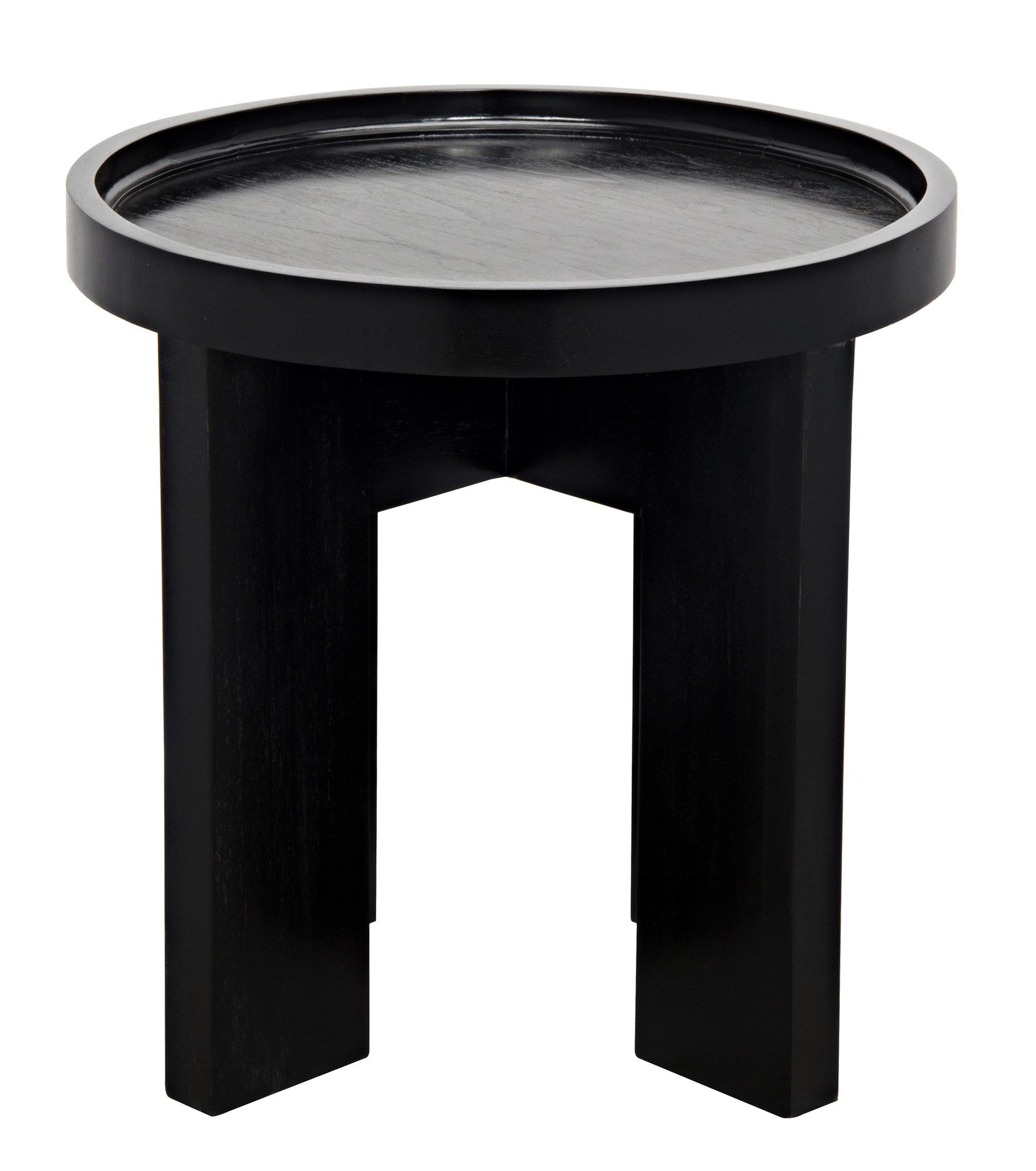 Gavin Drinks Table, Hand Rubbed Black - Furniture - Tipplergoods
