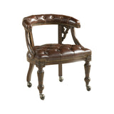 Gentry Game Chair in Briarwood Leather