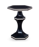 Gillian Occasional Table w/ Faux Bone Ivory Accents