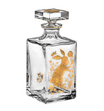 Golden - Whisky Decanter With Gold Rabbit