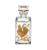 Golden - Whisky Decanter With Gold Rooster