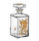 Golden - Whisky Decanter With Gold Tiger