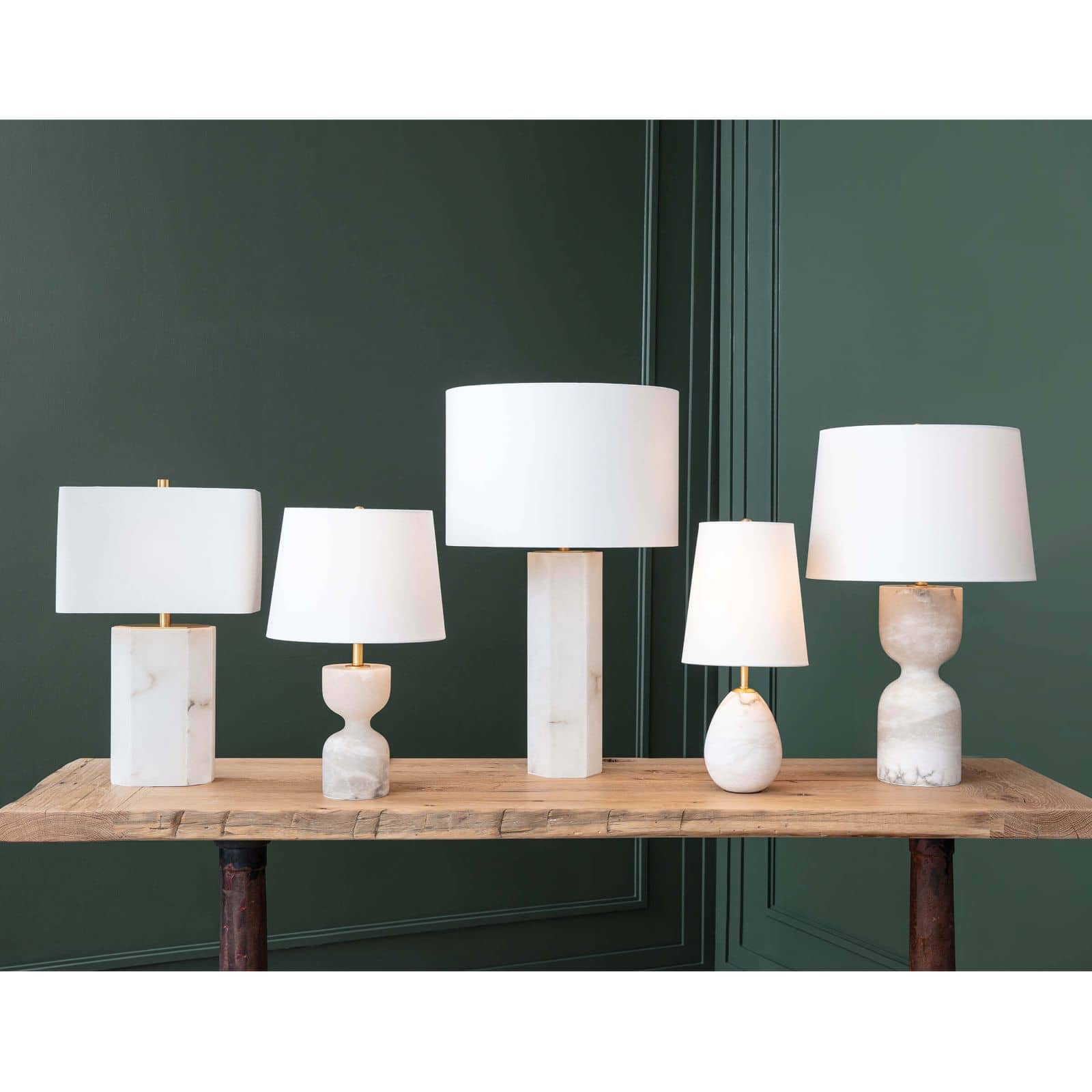Grace Alabaster Table Lamp - Decor - Tipplergoods