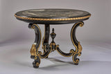 Grand Traditions Center Table w/ Venetian Gold & Marble Top
