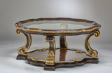 Grand Traditions Cocktail Table w/ Gilded Aged Gold