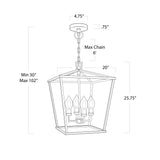 Hampton Outdoor Lantern - Outdoor Furniture - Tipplergoods