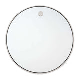 Hanging Circular Mirror - Polished Nickel - - Decor - Tipplergoods