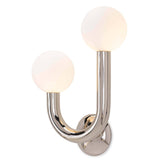 Happy Sconce Left Side - Polished Nickel - - Decor - Tipplergoods