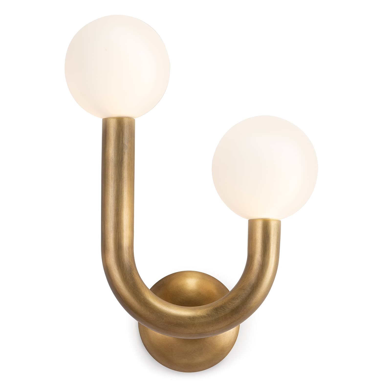 Happy Sconce Right Side - Natural Brass - - Decor - Tipplergoods