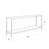 Herringbone Console Table - Furniture - Tipplergoods