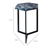 Hexagon Agate Drinks Table - Furniture - Tipplergoods