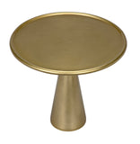Hiro Drinks Table, Short, Antique Brass - Furniture - Tipplergoods
