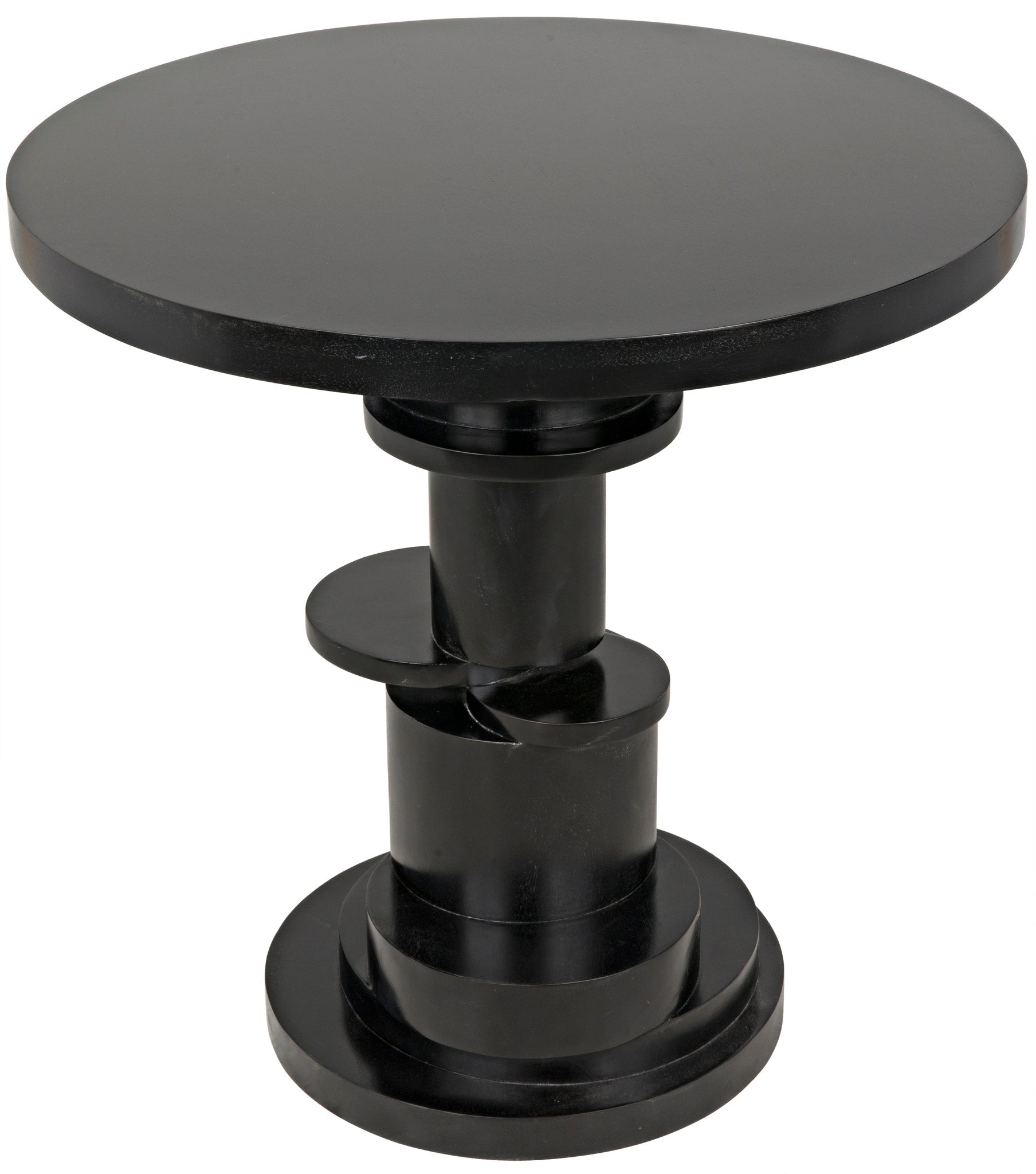 Hugo Drinks Table, Hand Rubbed Black - Furniture - Tipplergoods